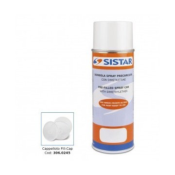 Sistar Spray precaricata per vernici a solvente 1K pronte all’uso o all’acqua
